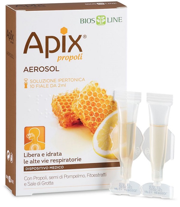 APIX PROPOLI AEROSOL 10 FIALE MONODOSE X 2 ML - Farmacia-flash.it
