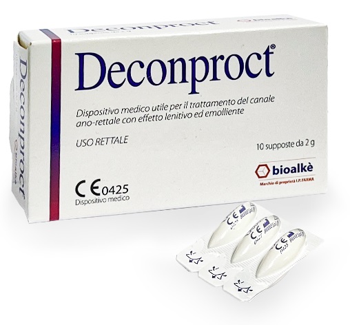 DECONPROCT SUPPOSTE 10 PEZZI - Farmacia-flash.it