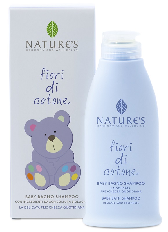 NATURES FIORI DI COTONE BABY BAGNO SHAMPOO - Farmacia-flash.it