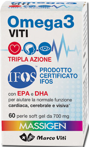 OMEGA3 VITI TRIPLA AZIONE 60 PERLE - Farmacia-flash.it