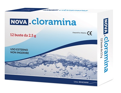NOVA CLORAMINA 12 BUSTE 2,5 G - Farmacia-flash.it
