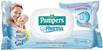 PAMPERS PHARMA SALVIETTE SENS 63 PEZZI - Farmacia-flash.it