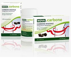 NOVA CARBONE VEGETALE 120 COMPRESSE - Farmacia-flash.it