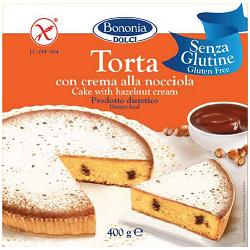 BONONIA TORTA ALLA CREMA DI NOCCIOLA SENZA GLUTINE 400 G - Farmacia-flash.it