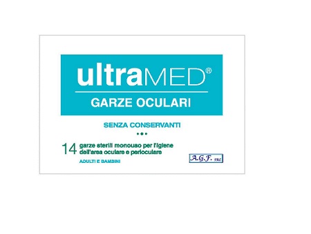 GARZA OCULARE ULTRAMED 14 PEZZI - Farmacia-flash.it
