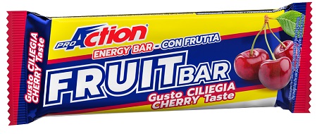 PROACTION FRUIT BAR BARRETTA ENERGETICA ALLA CILIEGIA 40 G - Farmacia-flash.it