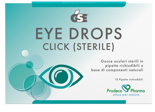 GSE EYE DROPS CLICK GOCCE OCULARI 10 PIPETTE 0,5 ML - Farmacia-flash.it