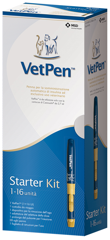 CANINSULIN VET PEN 16 UI STARTER KIT - Farmacia-flash.it