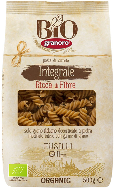 BIOLOGICA INTEGRALE GRANORO FUSILLI 500 G - Farmacia-flash.it