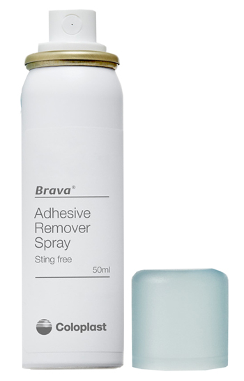 BRAVA SPRAY REMOVER PER DISTACCO DOLCE ADESIVI E DISPOSITIVI PER STOMIA 50 ML - Farmacia-flash.it