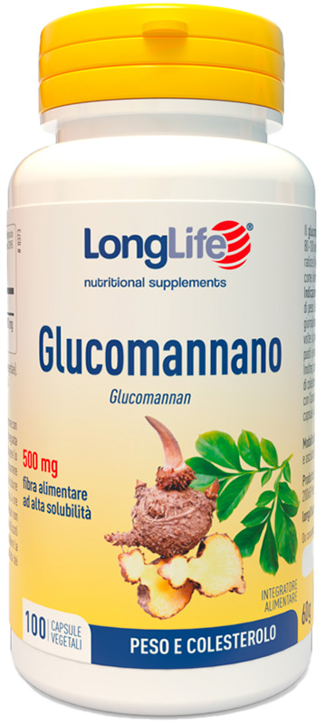 LONGLIFE GLUCOMANNANO 100 CAPSULE VEGETALI - Farmacia-flash.it