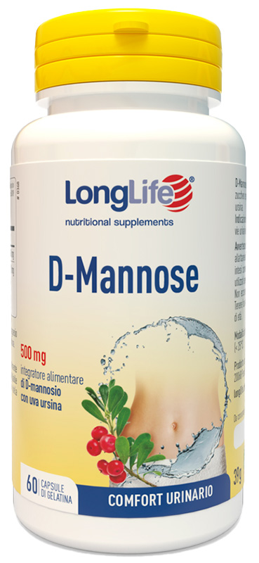 LONGLIFE D-MANNOSE 60 CAPSULE - Farmacia-flash.it