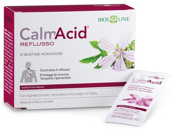 BIOSLINE CALMACID REFLUSSO 21 BUSTINE MONODOSE - Farmacia-flash.it