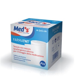 CEROTTO MEDS FARMATNT TESSUTO NON TESSUTO FIX IPOALLERGENICO ADESIVO 250X5CM - Farmacia-flash.it