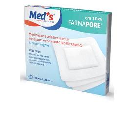 MEDS PORE MEDICAZIONE ADESIVA 10X15 CM 5 PEZZI - Farmacia-flash.it