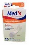 CEROTTO MEDS STRIPS DELICATO TESSUTO NON TESSUTO MEDIO 20 PEZZI - Farmacia-flash.it