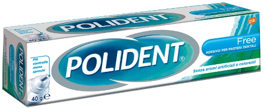 POLIDENT FREE ADESIVO PER PROTESI DENTARIA 40 G - Farmacia-flash.it