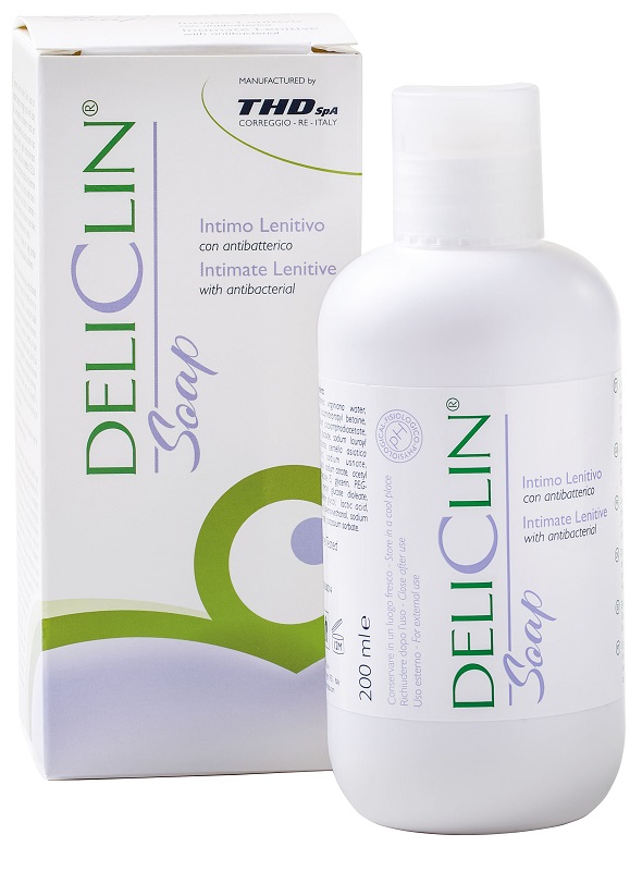 DELICLIN SOAP DETERGENTE INTIMO LENITIVO CON ANTIBATTERICO 200 ML - Farmacia-flash.it