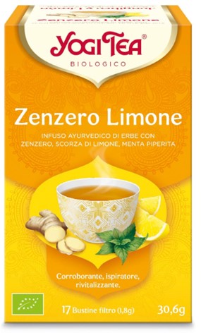 YOGI TEA ZENZERO LIMONE 31 G - Farmacia-flash.it