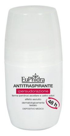 DEODORANTE IN EMULSIONE IN FLACONE ROLL-ON CON ASTUCCIO EUPHIDRA DEO ROLLON ANTITRASPIRANTE 50 ML - Farmacia-flash.it