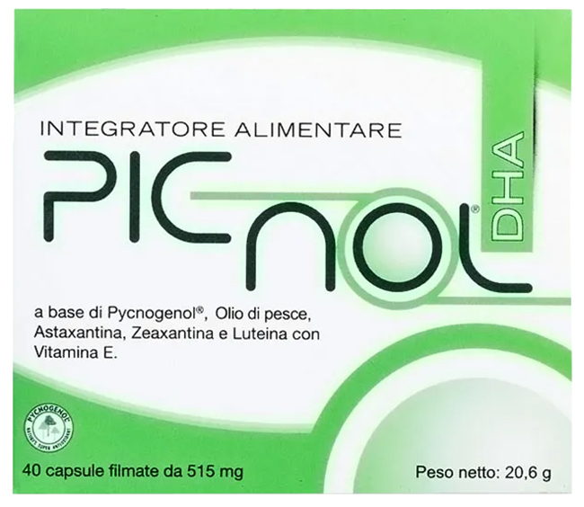 PICNOL DHA 40 CAPSULE 21,11 G - Farmacia-flash.it