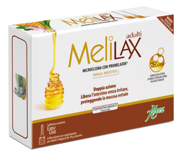 MELILAX ADULTI MICROCLISMI 6 PEZZI 10 G - Farmacia-flash.it