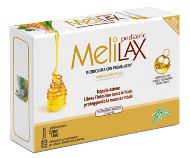 MELILAX PEDIATRIC MICROCLISMI 6 PEZZI 5 G - Farmacia-flash.it