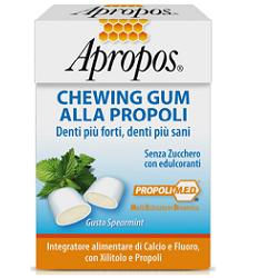 APROPOS CHEWINGUM PROPOLI 25 G - Farmacia-flash.it