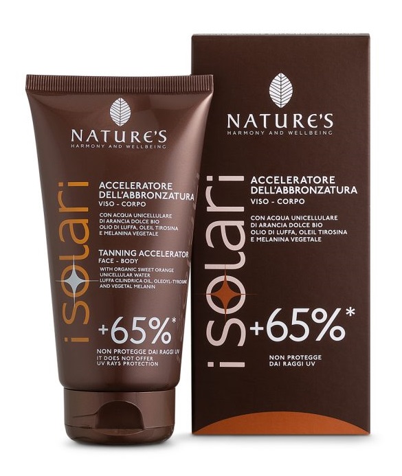 NATURES I SOLARI ACCELERATORE DELL'ABBRONZATURA +65% 150 ML - Farmacia-flash.it