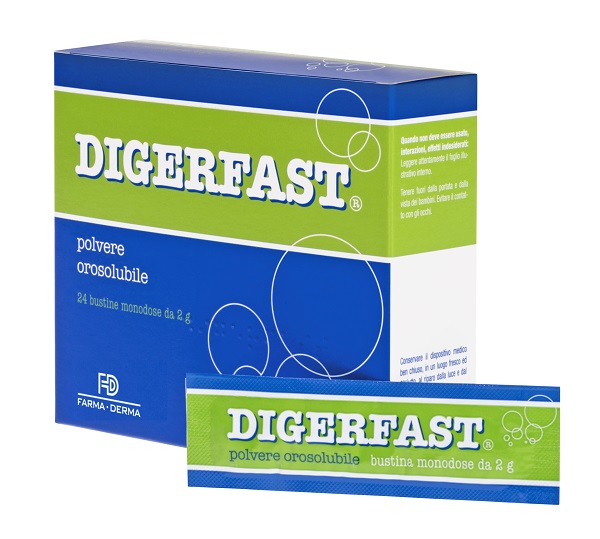 DIGERFAST POLVERE 24 BUSTINE MONODOSE 2 G - Farmacia-flash.it