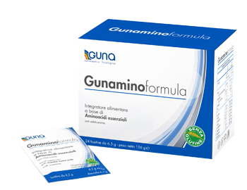 GUNAMINO FORMULA 24 BUSTINE 156 G - Farmacia-flash.it