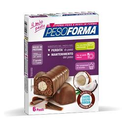 PESOFORMA BARRETTA CUORE COCCO 6 PASTI 12 X 31 G - Farmacia-flash.it