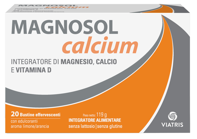 MAGNOSOL CALCIUM POLVERE EFFERVESCENTE 20 BUSTINE - Farmacia-flash.it