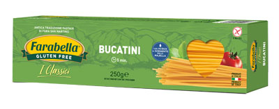 FARABELLA BUCATINI PASTA SENZA GLUTINE 250 G - Farmacia-flash.it