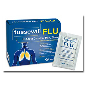 TUSSEVAL FLU 12 BUSTINE SOLUBILI 60 G - Farmacia-flash.it