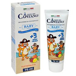 PASTA CAPITANO DENTIFRICIO BABY T FRU 75 ML - Farmacia-flash.it