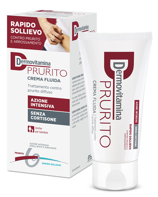 DERMOVITAMINA PRURITO CREMA FLUIDA AZIONE INTENSIVA SENZA CORTISONE 150 ML - Farmacia-flash.it