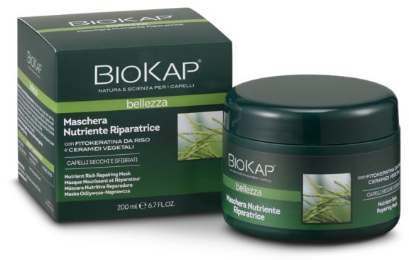 BIOKAP MASCHERA NUTRIENTE/RIPARATRICE 200 ML - Farmacia-flash.it