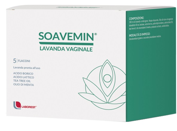 SOAVEMIN LAVANDA VAGINALE 5 FLACONI 100 ML - Farmacia-flash.it