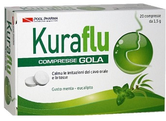 KURAFLU GOLA EUCALIPTO 20 COMPRESSE 1,5 G - Farmacia-flash.it