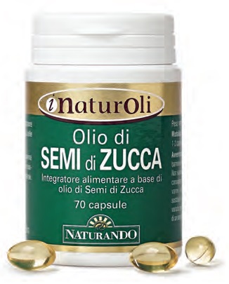 I NATUROLI OLIO DI SEMI DI ZUCCA 70 CAPSULE - Farmacia-flash.it