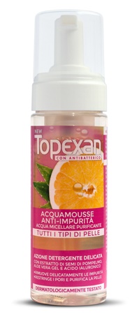 NEW TOPEXAN ACQUA MOUSSE ANTIMPURITA' 170 ML - Farmacia-flash.it