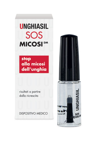 ANTIMICOTICO UNGHIASIL SOS MICOSI IN FLACONE DI VETRO 5 ML CON PENNELLO APPLICATORE + ASTUCCIO - Farmacia-flash.it
