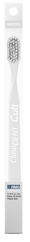 CLINODENT CULT BIANCO SPAZZOLINO DA DENTI MEDIO - Farmacia-flash.it