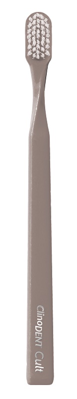 CLINODENT CULT MARRONE TORTORA SPAZZOLINO DA DENTI MEDIO - Farmacia-flash.it