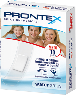 CEROTTO PRONTEX WATER STRIPS MEDIO 10 PEZZI - Farmacia-flash.it