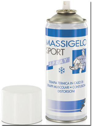 GHIACCIO ISTANTANEO MASSIGELO SPORT BOMBOLETTA SPRAY 400ML - Farmacia-flash.it
