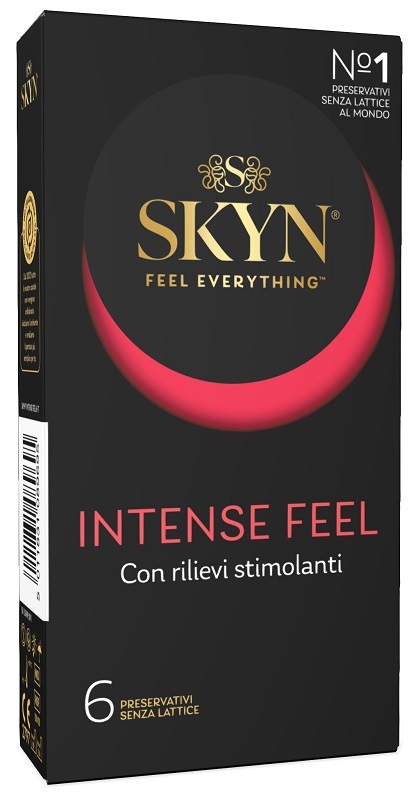 PROFILATTICO ANSELL AKUEL SKYN INTENSE FEEL B 6 PEZZI - Farmacia-flash.it