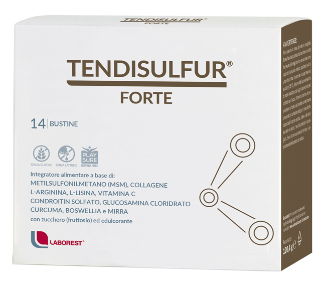 TENDISULFUR FORTE 14 BUSTE 119 G - Farmacia-flash.it