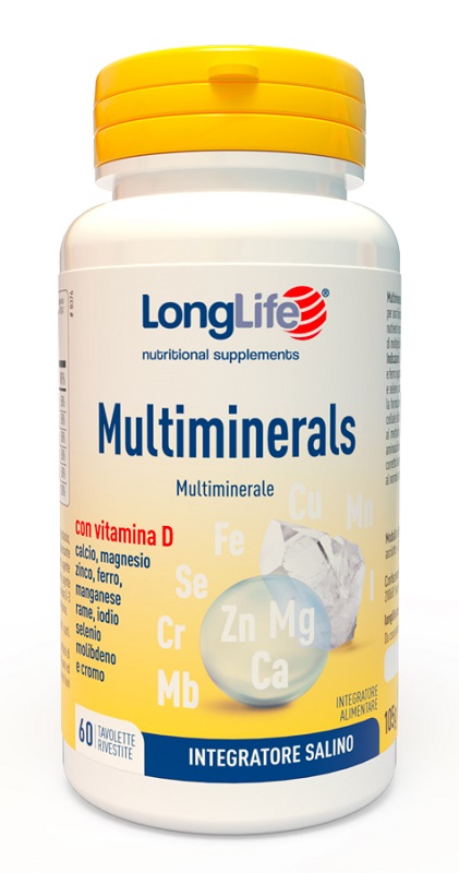 LONGLIFE MULTIMINERALS 60 TAVOLETTE - Farmacia-flash.it